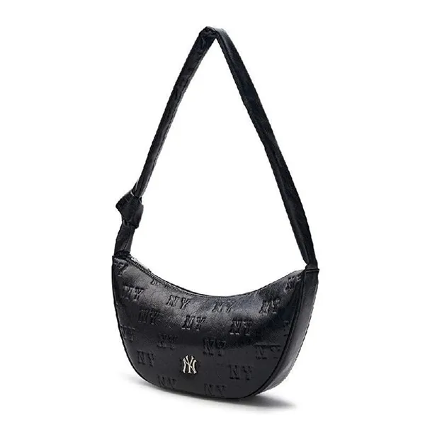 Túi Đeo Vai Nữ MLB Classic Mono Crack Embo Crossbody New York Yankees Black 3ACRMV15N-50BKS Màu Đen