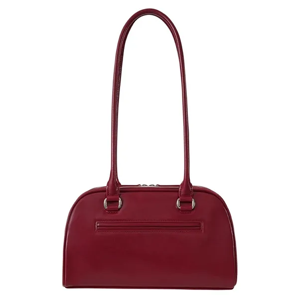 Túi Đeo Vai Nữ Stand Oil Chubby Bag Red Wine Màu Đỏ Rượu