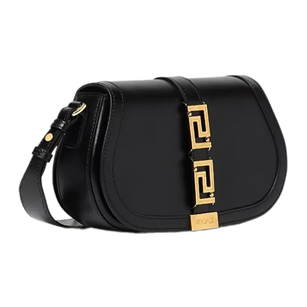 Túi Đeo Vai Nữ Versace Greca Goddess Shoulder Bag Màu Đen