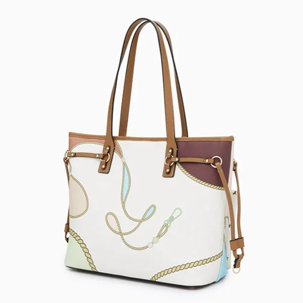 Túi Tote Nữ Lyn Arizonia Infinite I Bag L26CBWA080 Màu Trắng Nâu