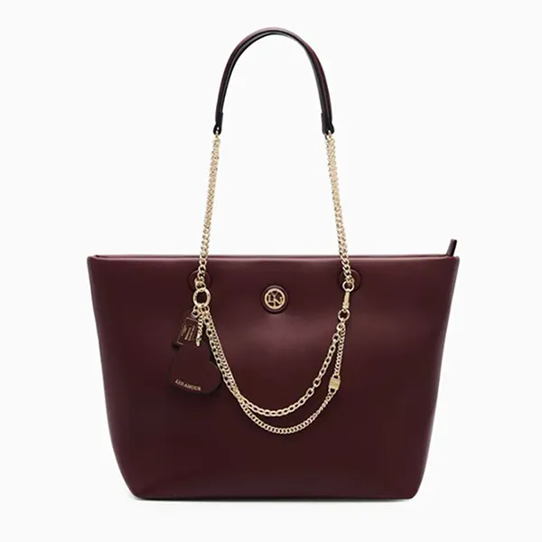 Túi Tote Nữ Lyn Mabel L Shopping Bag Dark Red L26CBWA096 Màu Đỏ Đậm