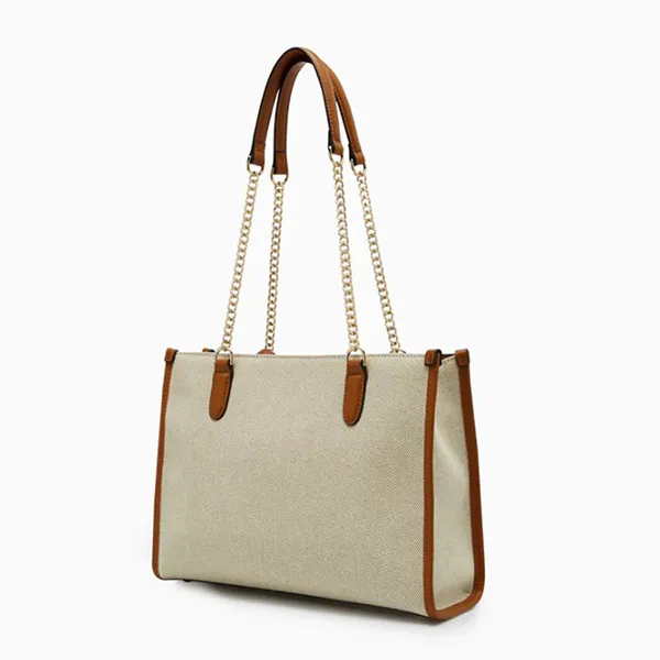 Túi Tote Nữ Lyn Malik L Bag Beige LL25FBF039 Màu Be