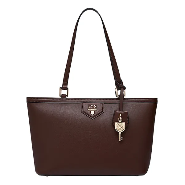 Túi Tote Nữ Lyn Re-Edit Mustang M Tote Bag - Dark Brown L26CBWA108 Màu Nâu Đậm