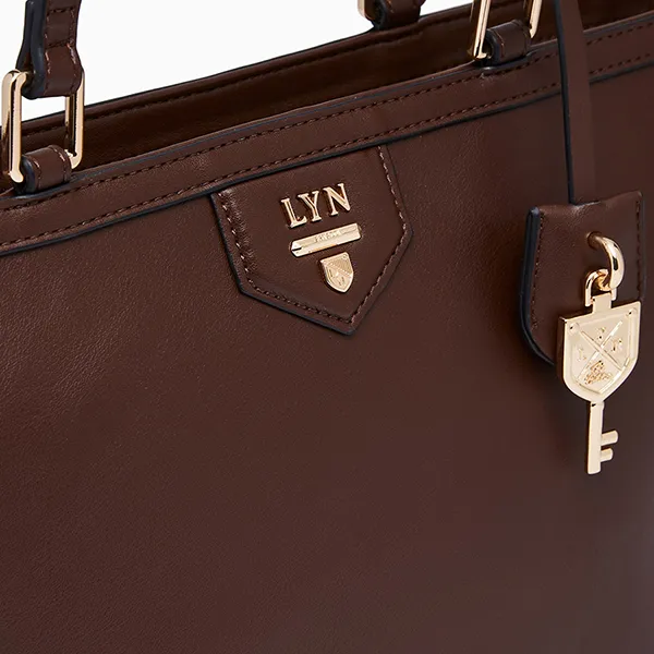 Túi Tote Nữ Lyn Re-Edit Mustang M Tote Bag - Dark Brown L26CBWA108 Màu Nâu Đậm