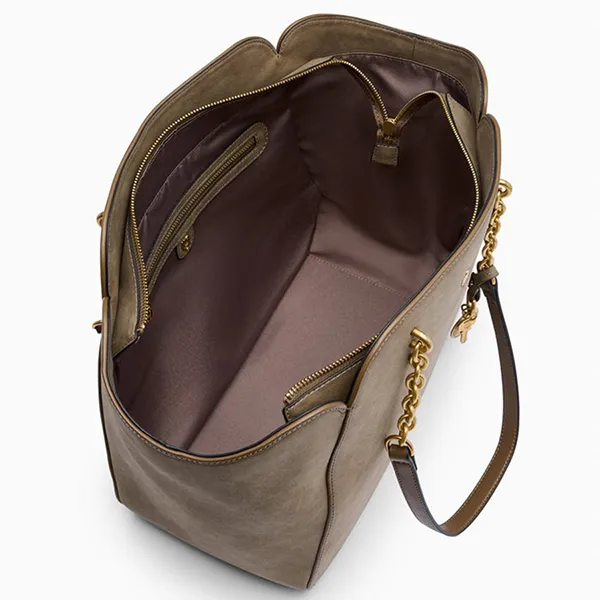 Túi Tote Nữ Lyn Tanya Infinite Xl Bag L26SBWA003 Màu Nâu Xanh