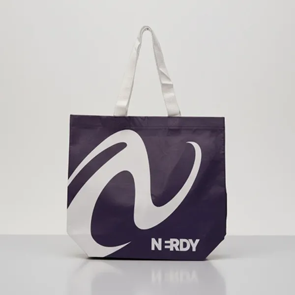 Túi Tote Nữ Nerdy Reusable Bag Dark Purple Màu Tím Đậm