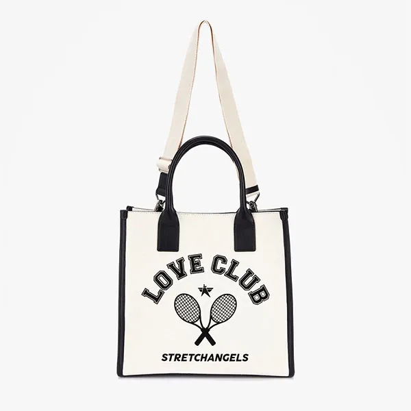 Túi Tote Nữ Stretch Angels SBOR31131-BK Màu Đen Trắng