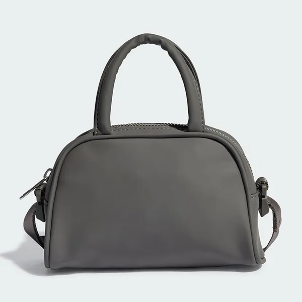 Túi Xách Tay Adidas PU Leather Small Bowling Bag IN9112 Màu Xám