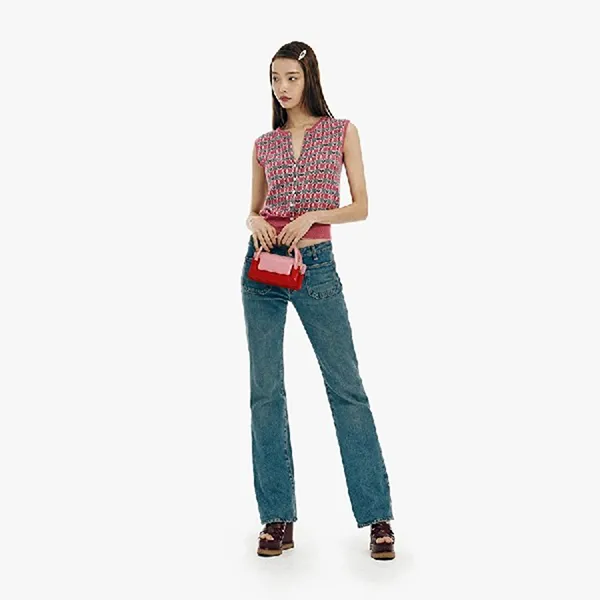 Túi Xách Tay Nữ Find Kapoor Marty Bag B 18 Red Pink Màu Đỏ Hồng