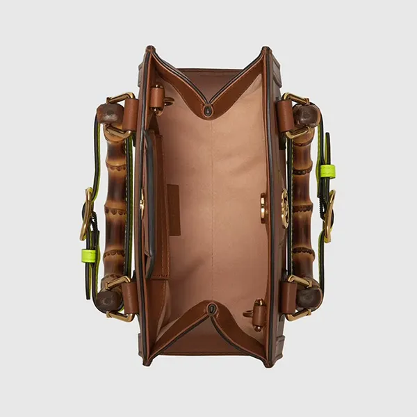 Túi Xách Tay Nữ Gucci Diana Mini Tote Brown Màu Nâu