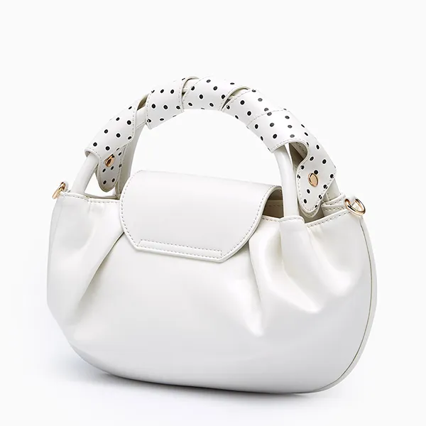 Túi Xách Tay Nữ Lyn Pikkko Top Handle S Handbag - Ivory L26SBWA011 Màu Trắng Kem