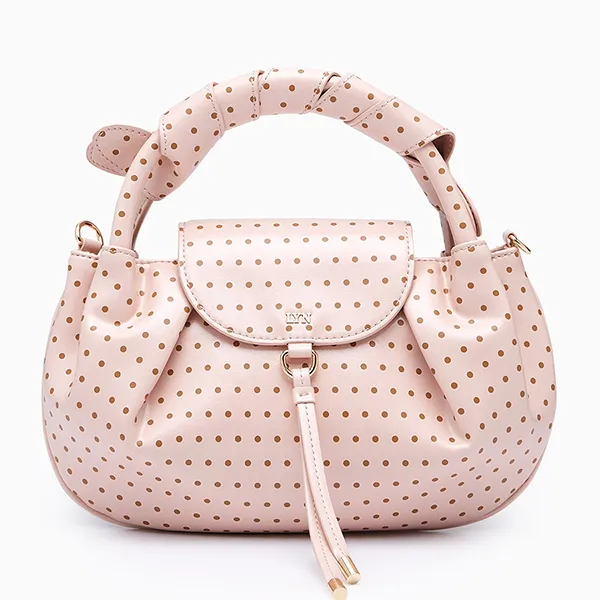 Túi Xách Tay Nữ Lyn Pikkko Top Handle S Handbag - Printed Pink L26SBWA011 Màu Hồng