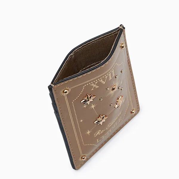 Ví Đựng Thẻ Nữ Lyn Astor Card Holder Wallet - Beige L25FWWA040 Màu Be