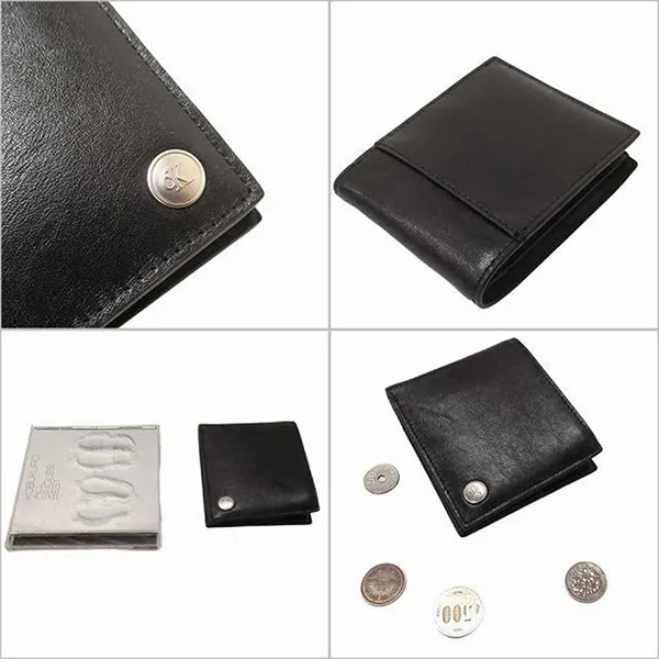Ví Nam Calvin Klein CK Logo Bifold Wallet 4G1056G 001 Màu Đen