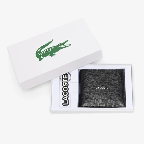 Ví Nam Lacoste Ossian Billfold & Keychain Gift Set 2 Món
