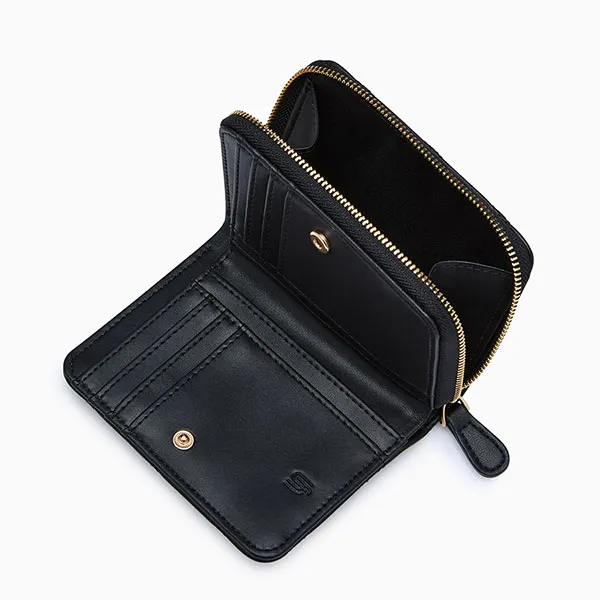 Ví Nữ Lyn Cheryl Infinite Short Wallet - Black L26CWWA047 Màu Đen