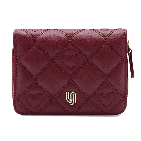 Ví Nữ Lyn Cheryl Infinite Short Wallet - Red L26CWWA047 Màu Đỏ Mận