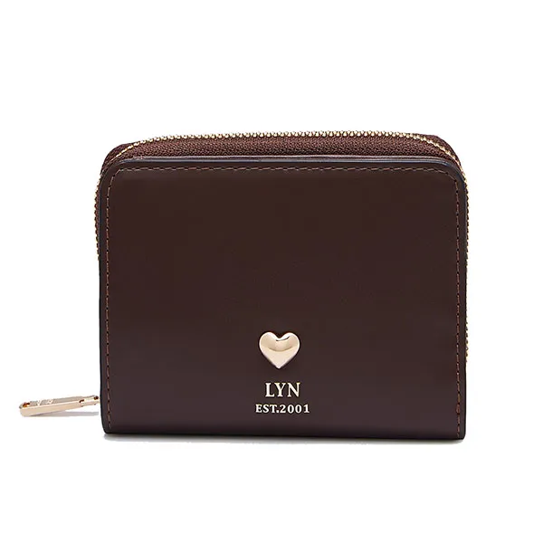 Ví Nữ Lyn Esme Short Wallet - Dark Brown L26CWWA038 Màu Nâu
