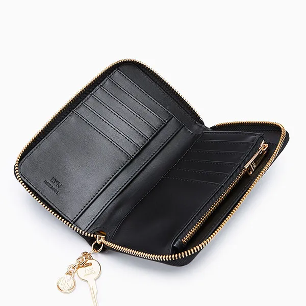 Ví Nữ Lyn Gastonica Semi Wallet - Black L26CWWA044 Màu Đen