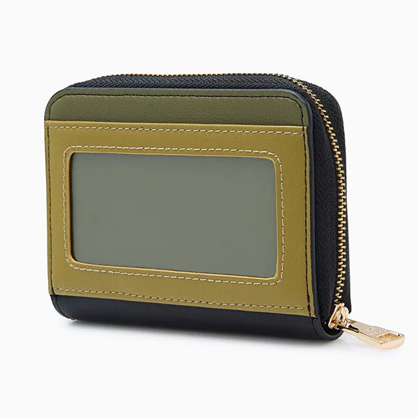 Ví Nữ Lyn Re-Edit Mustang Zip Short Wallet - Black L26CWWA023 Màu Đen