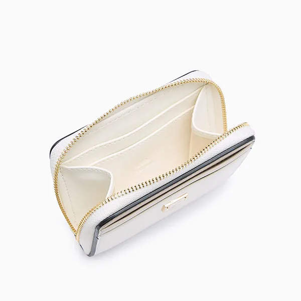 Ví Nữ Lyn Re-Edit Mustang Zip Short Wallet - Ivory L26CWWA023 Màu Trắng Kem