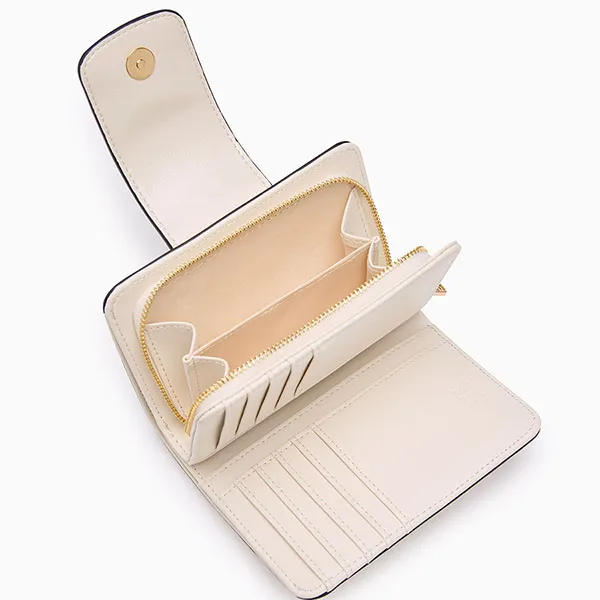 Ví Nữ Lyn Renny Short Wallet - Ivory L26CWWA016 Màu Be Nhạt