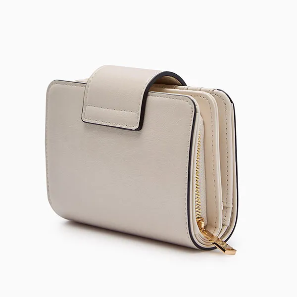 Ví Nữ Lyn Renny Short Wallet - Ivory L26CWWA016 Màu Be Nhạt