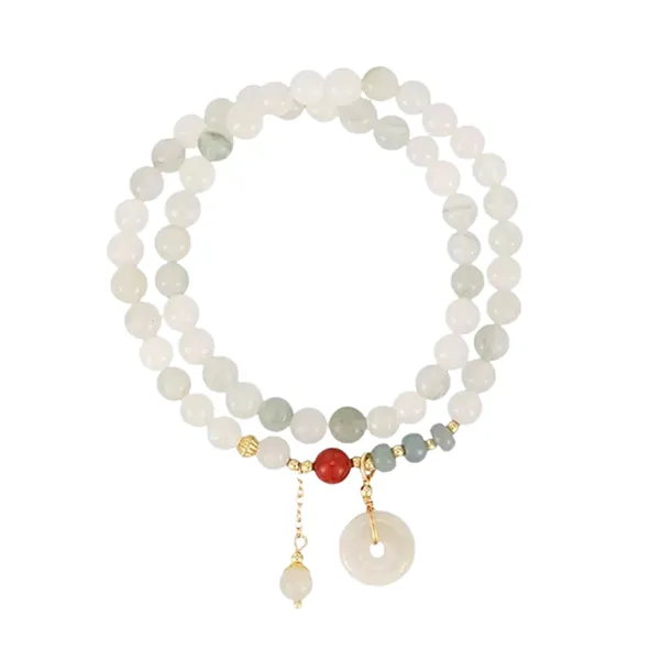 Vòng Đeo Tay Nữ Kya Jewel White Drop NAB19 Màu Trắng