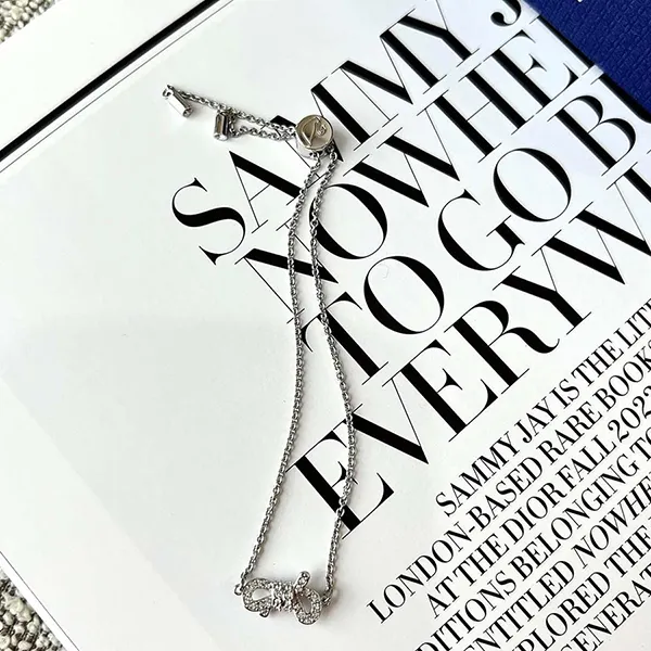 Vòng Đeo Tay Nữ Swarovski Crystal Lifelong Bow Bracelet Cry 5469983 Màu Bạc