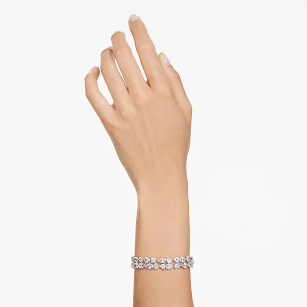 Vòng Đeo Tay Nữ Swarovski Mesmera Bracelet 5669927 Màu Trắng