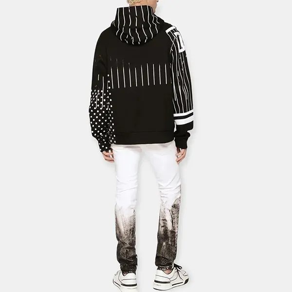Áo Hoodie Nam Dolce & Gabbana D&G Black Printed Technical G9UP0T G7C9V S9000 Màu Đen Size 46