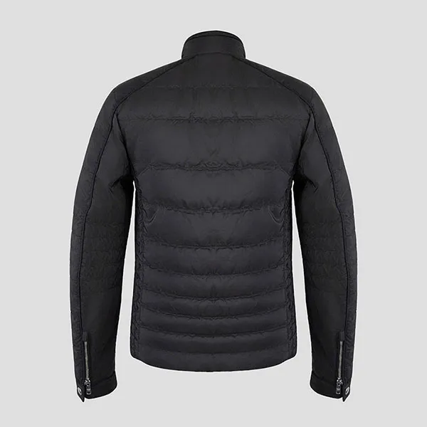 Áo Khoác Nam Prada Logo-Plaque Padded Jacket In Black Polyester - SGH068 R232 1060 Màu Đen Size 46