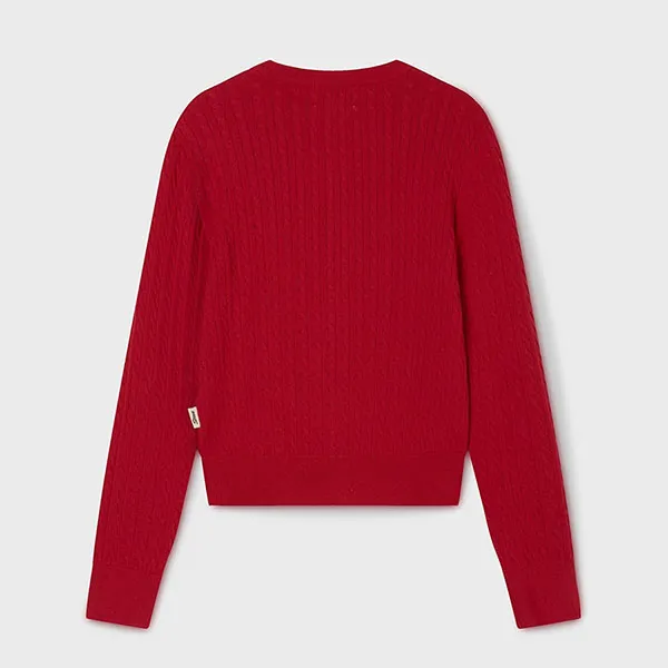 Áo Len Nữ WHOAU SS25 WHCKG2325F Màu Đỏ