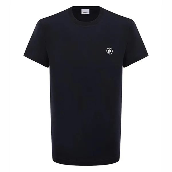Áo Phông Nam Burberry Logo TB 8056176 Tshirt Màu Xanh Navy Size XS
