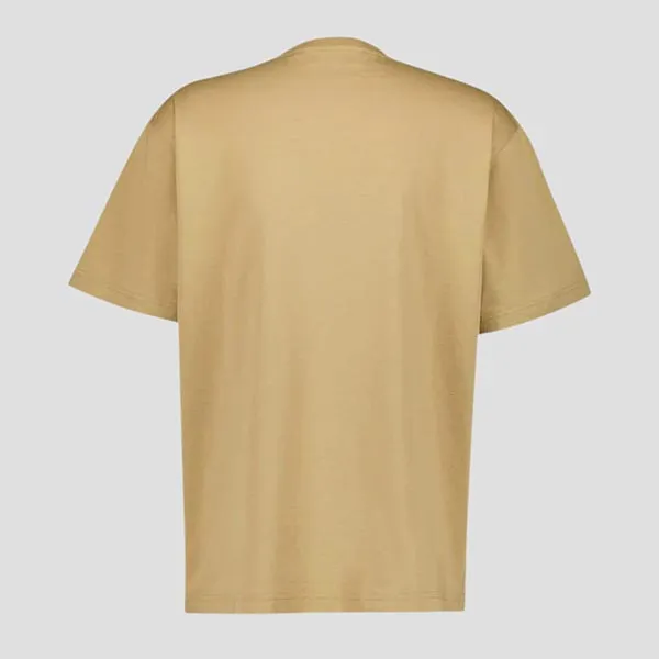 Áo Phông Nam Gucci Interlocking Logo Print Beige Cotton Short Sleeves 785345 XJGKJ 2420 Tshirt Màu Be Size XS