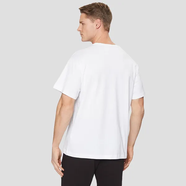 Áo Phông Nam Versace Jeans Couture White With Logo Printed 78GAHC01 78UP601 Tshirt Màu Trắng Size XS