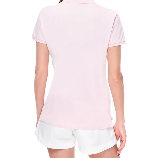 Áo Polo Nữ Ralph Lauren Slim Short Sleeve 211870245003 Màu Hồng Size XS