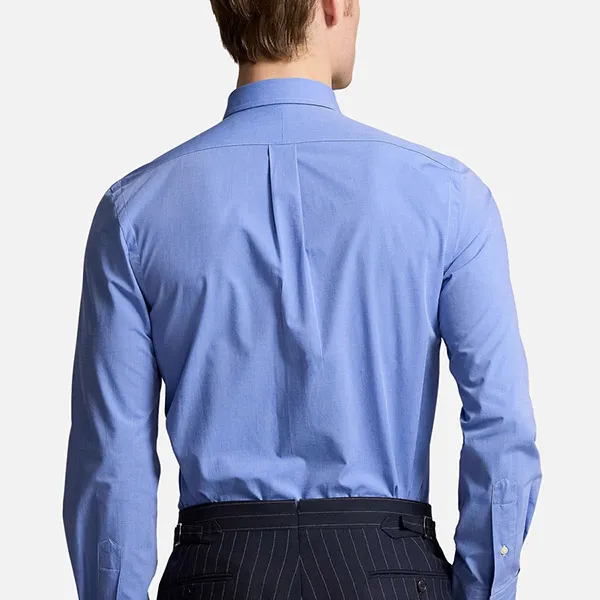 Áo Sơ Mi Dài Tay Nam Ralph Lauren Shirt Polo 710928254003 Màu Xanh Size S