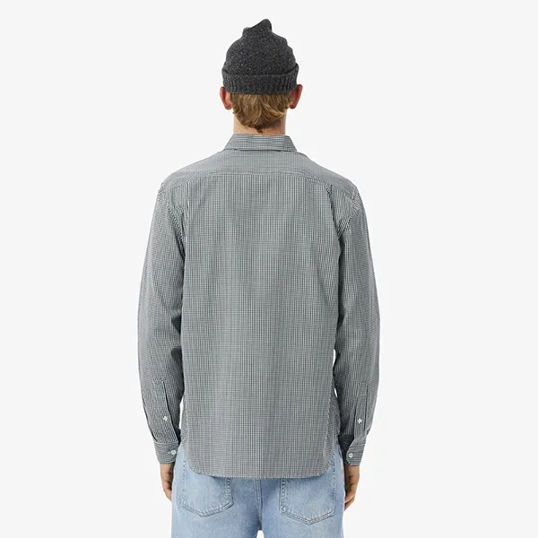 Áo Sơ Mi Nam Lacoste Regular Fit Checked Cotton Shirt CH2932 - 737 Phối Màu Size 37