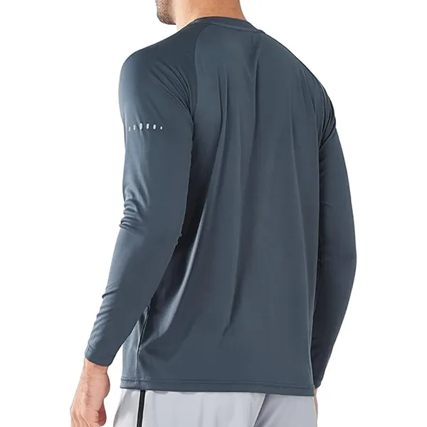 Áo Thun Dài Tay Nam Northyard X003QJ44NH Màu Xanh Xám Size M