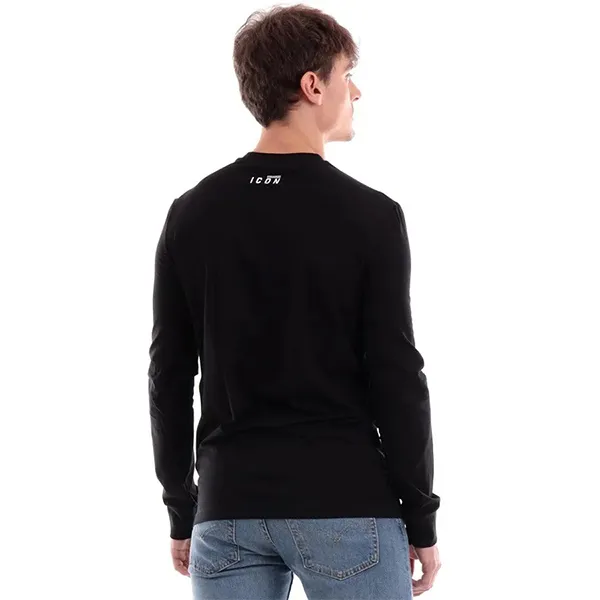 Áo Thun Nam Dsquared2 Men's Long Sleeves Shirt D9M104700 Màu Đen Size S