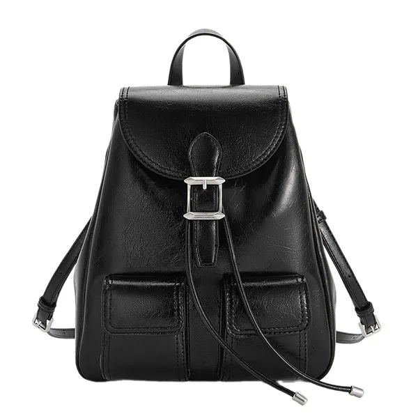 Balo Nữ Charles & Keith CNK Bryna Backpack Noir CK2-60160240 Màu Đen