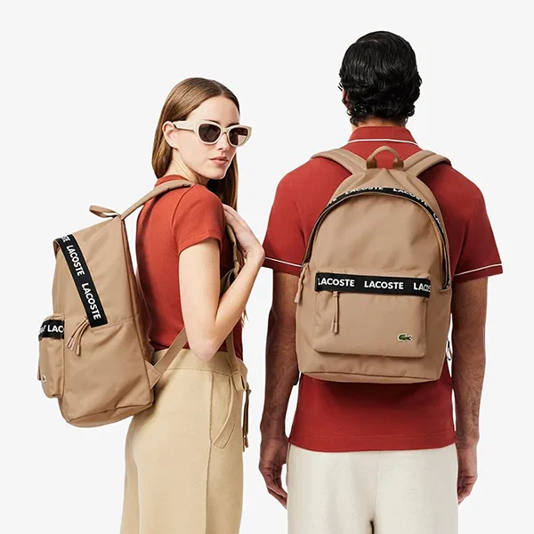 Balo Lacoste Neocroc NU4685NZ Q94 Brown Màu Nâu