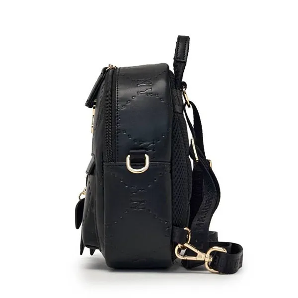 Balo Trẻ Em MLB Basic Pu Embo Mini Backpack New York Yankees 7ABKM036N-50BKS Màu Đen