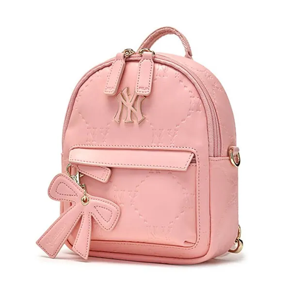 Balo Trẻ Em MLB Basic Pu Embo Mini Backpack New York Yankees 7ABKM036N-50PKL Màu Hồng