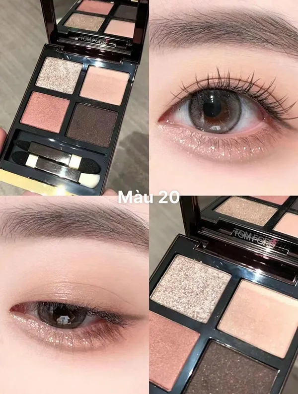 Bảng Phấn Mắt Tom Ford Eye Color Quad Tone 20 Disco Dust