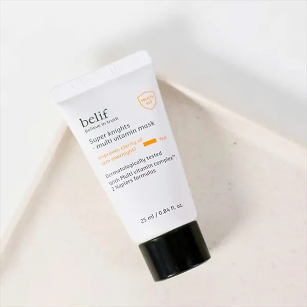 Combo 3 Tuýp Mặt Nạ Ngủ Hỗ Trợ Dưỡng Sáng Da Belif Super Knight Multi Vitamin Mask 25ml
