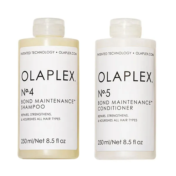Bộ Dầu Gội + Dầu Xả Phục Hồi, Dưỡng Tóc Olaplex No.4 + No.5 Bond Maintenance (250ml x 2)