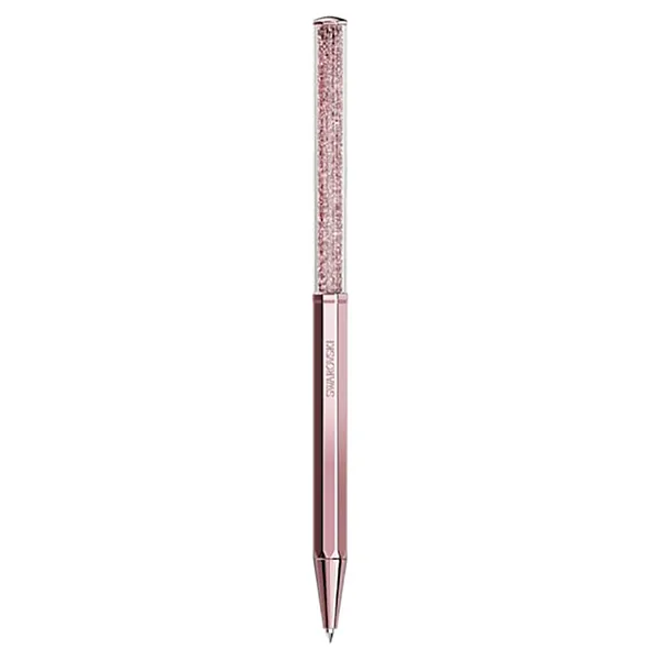 Bút Ký Unisex Swarovski Crystalline Ballpoint Pen Octagon Shape, Pink, Pink Lacquered 5669937 Màu Hồng