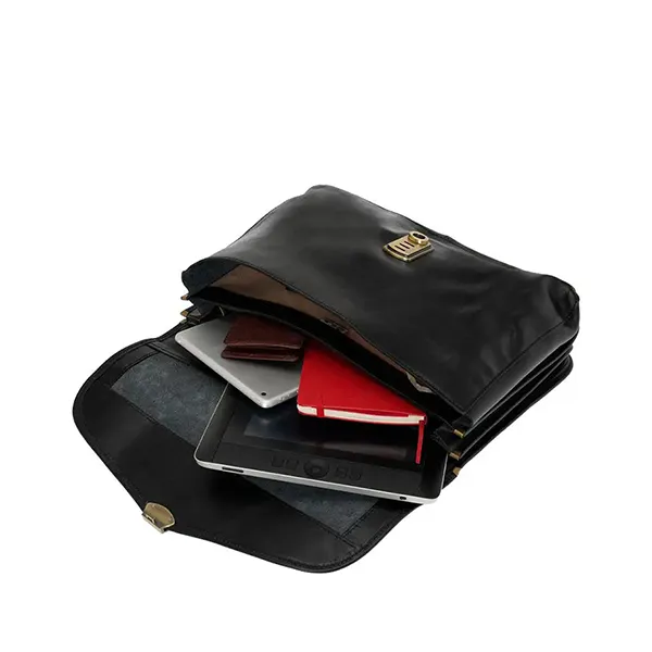 Cặp Da Đựng Laptop Nam Medici Of Florence MED400BE754F0 Màu Đen